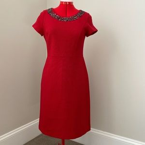 Embellished Collar Dress